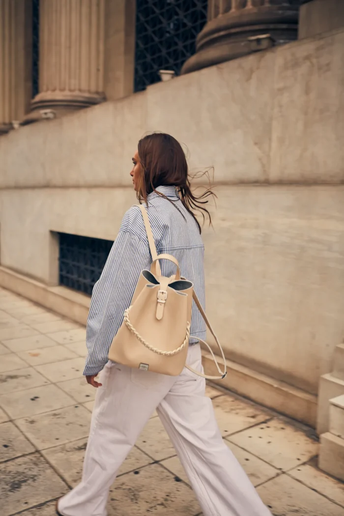 Chain Backpack Γυναικείο Μπεζ - Image 2