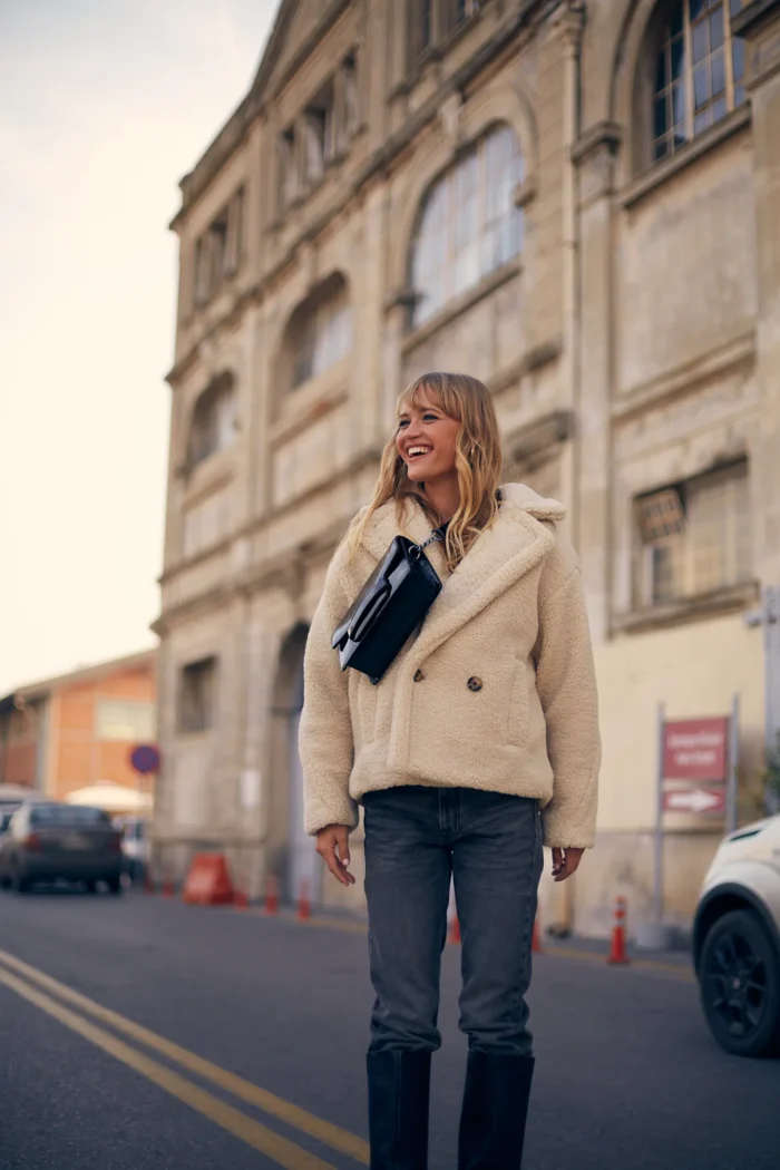 Cocktail Vinyl Τσάντα Ώμου Μαυρη Small - Image 5