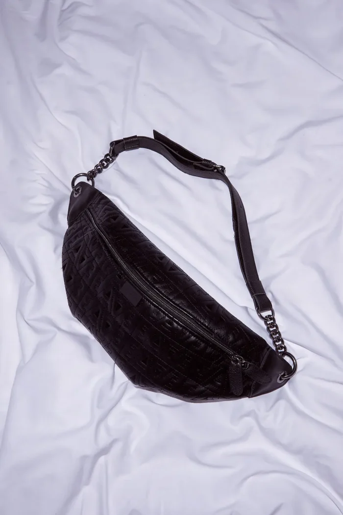 Body Bag Logo Τσάντα Χιαστι Μαυρη - Image 4