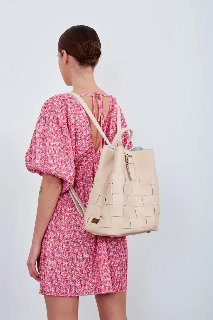 Straw Backpack Γυναικείο Μπεζ - Image 5