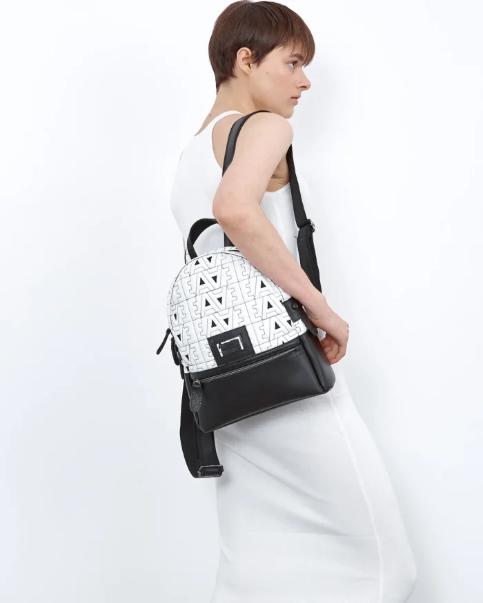 Logo Backpack Γυναικείο Λευκό Small - Image 6