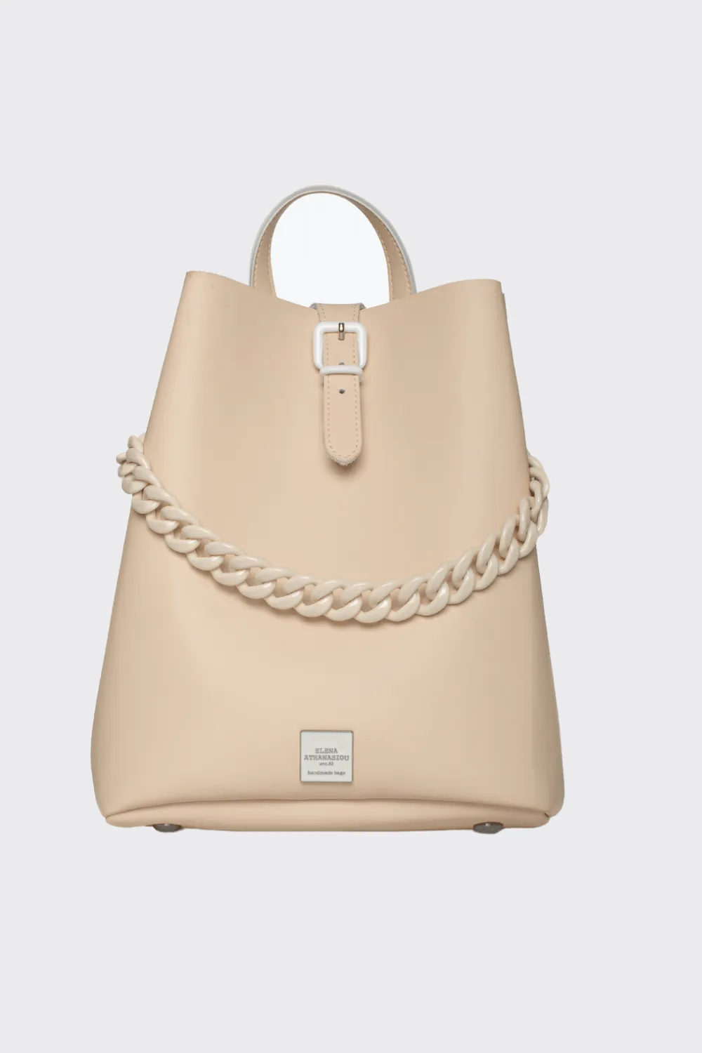 f1_result-2.webp Chain Backpack Γυναικείο Μπεζ - Image 1