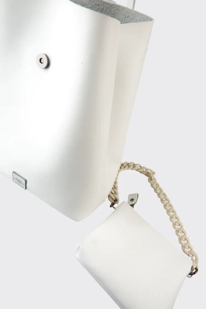 Chain Backpack Γυναικείο Λευκο - Image 4