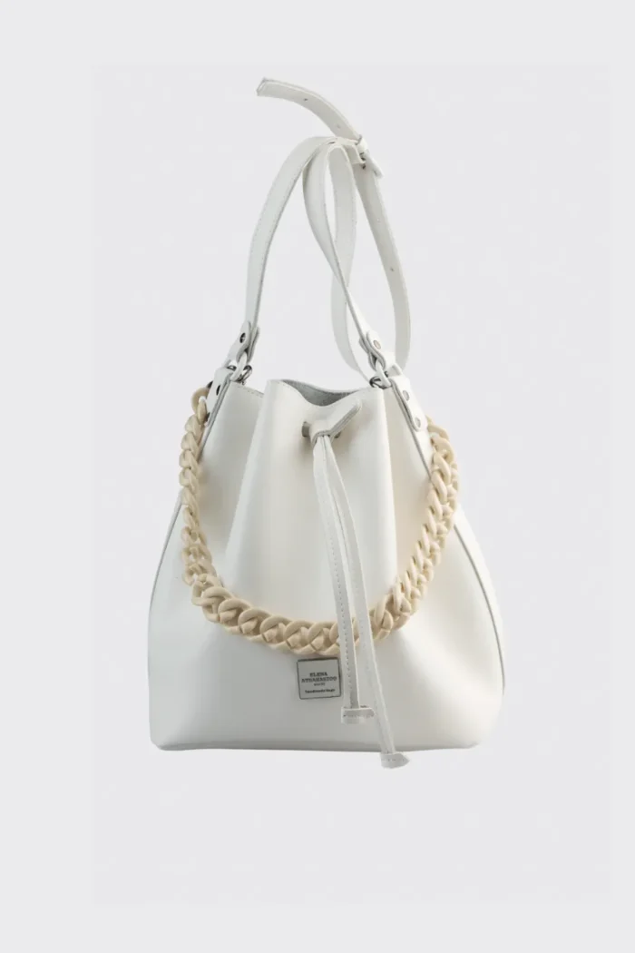 fixed_result-1.webp Chain Pouch Bag White - Image 1