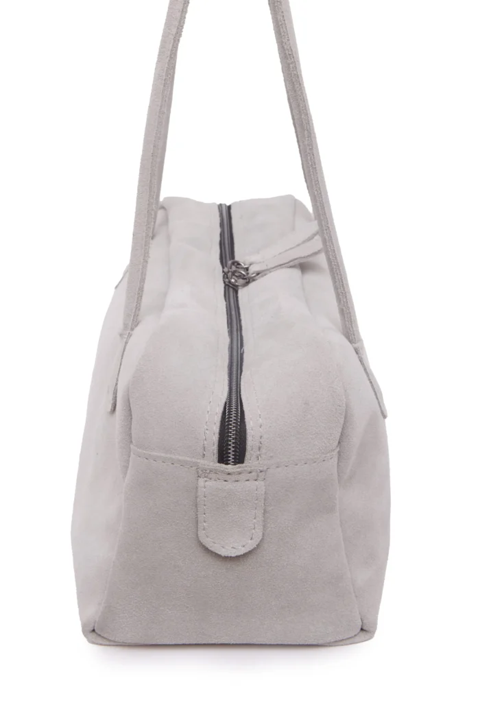 Silhouette Τσάντα Ώμου Ανοιχτό Γκρι Large - Image 4