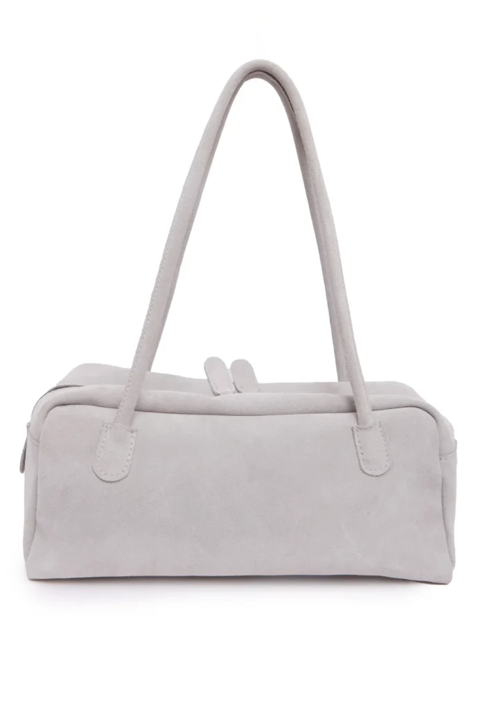 Silhouette Τσάντα Ώμου Ανοιχτό Γκρι Large - Image 3