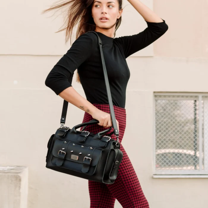 Wild Bucket Vinyl Τσάντα Χιαστι Μαυρη - Image 3