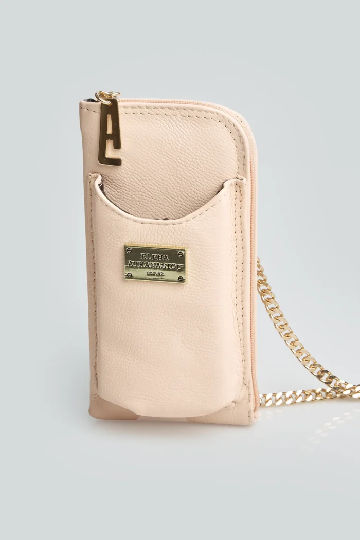 Chain Wallet Phone Bag Μπεζ - Image 3