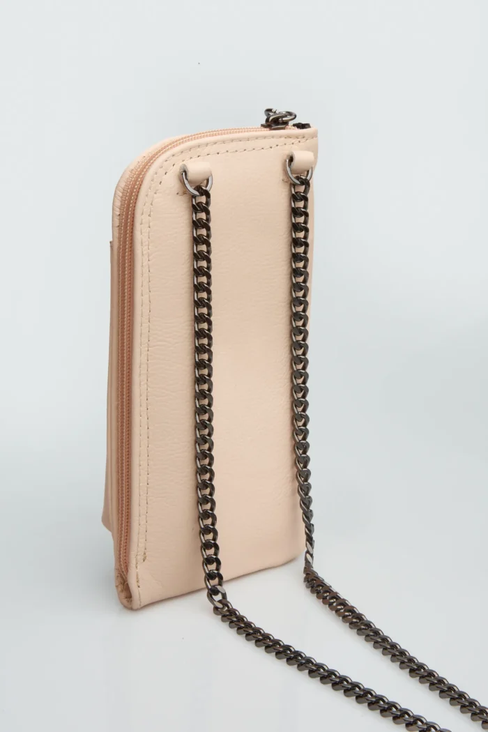 Chain Wallet Phone Bag Μπεζ - Image 8