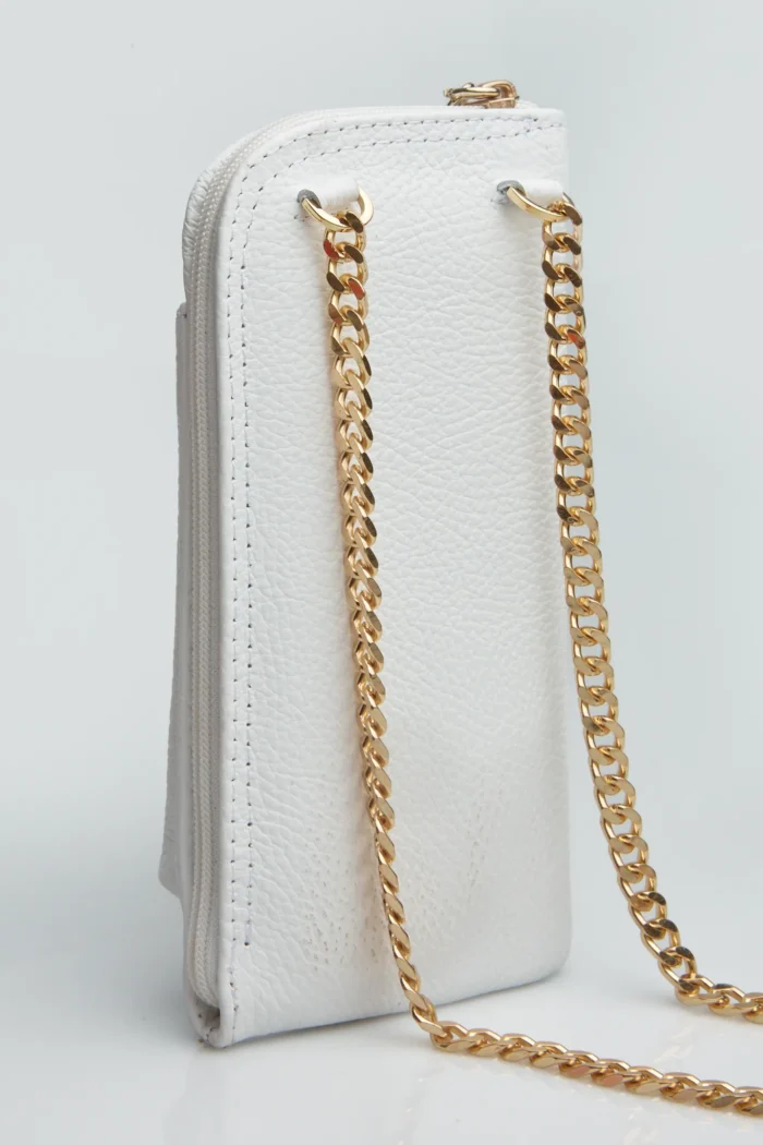 Chain Wallet Phone Bag Λευκό - Image 7