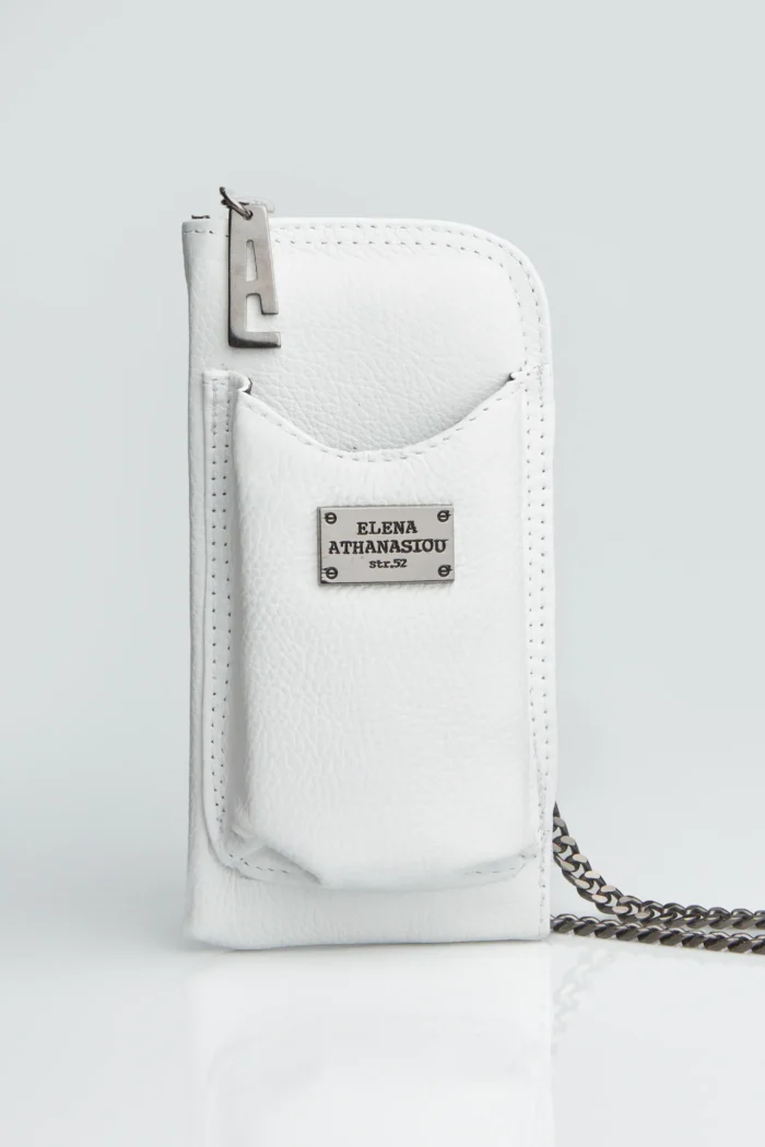 Chain Wallet Phone Bag Λευκό - Image 4