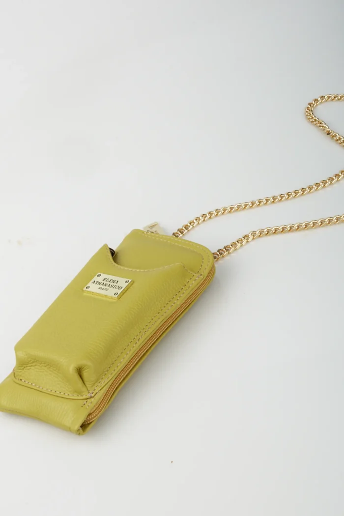 Chain Wallet Phone Bag Lime - Image 5