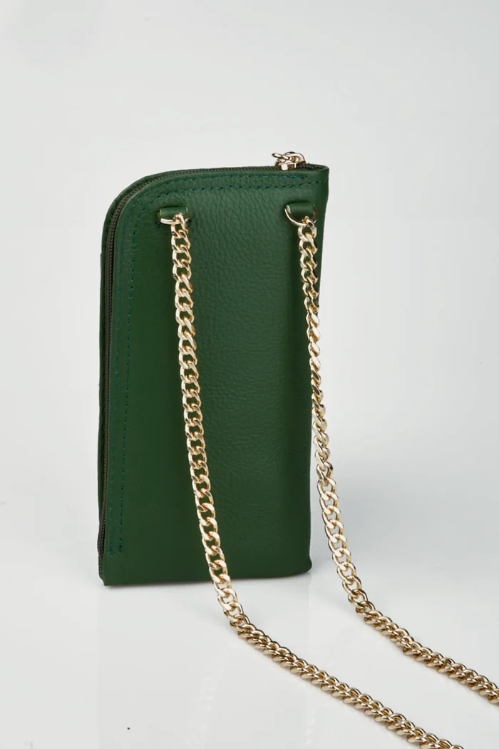 Chain Wallet Phone Bag Πρασινο - Image 5