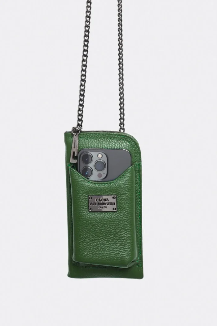 Chain Wallet Phone Bag Πρασινο - Image 2