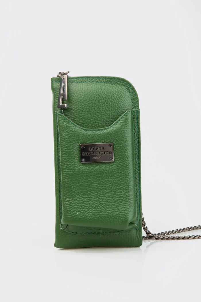 Chain Wallet Phone Bag Πρασινο - Image 10