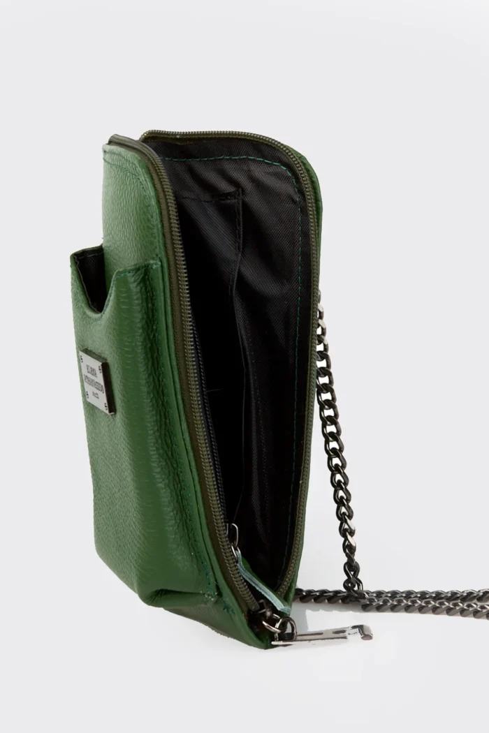 Chain Wallet Phone Bag Πρασινο - Image 8