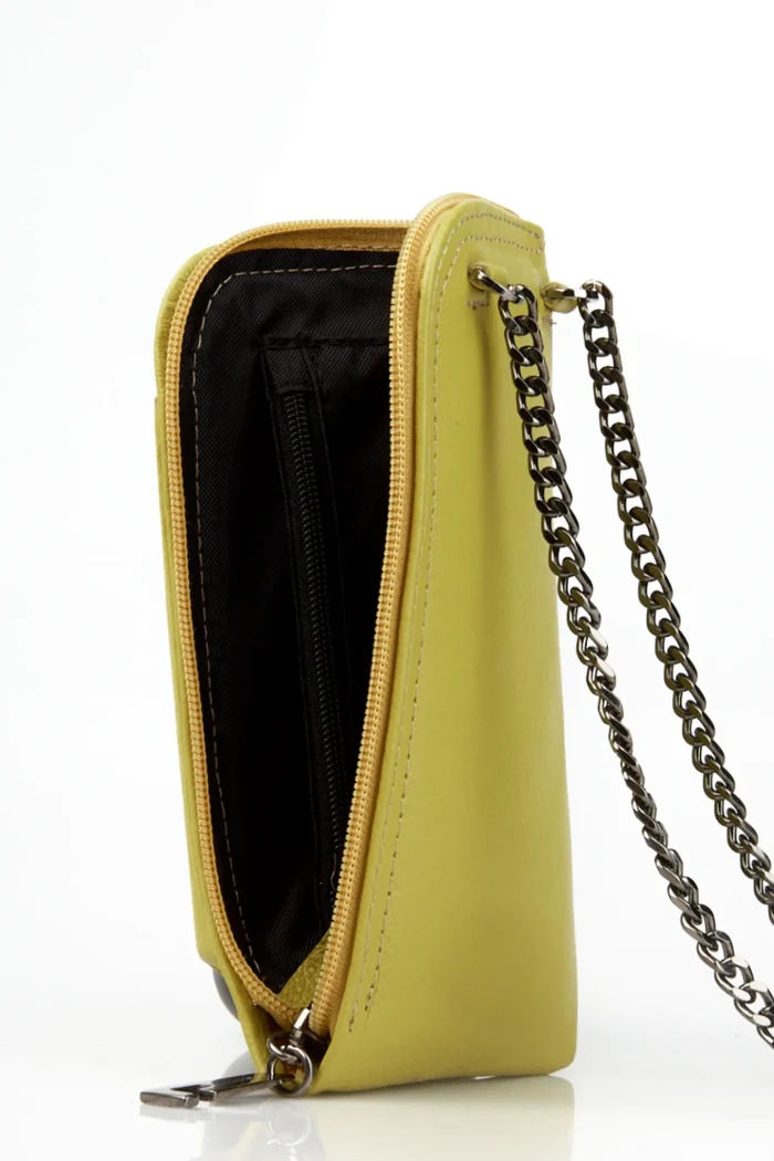 Chain Wallet Phone Bag Lime - Image 6