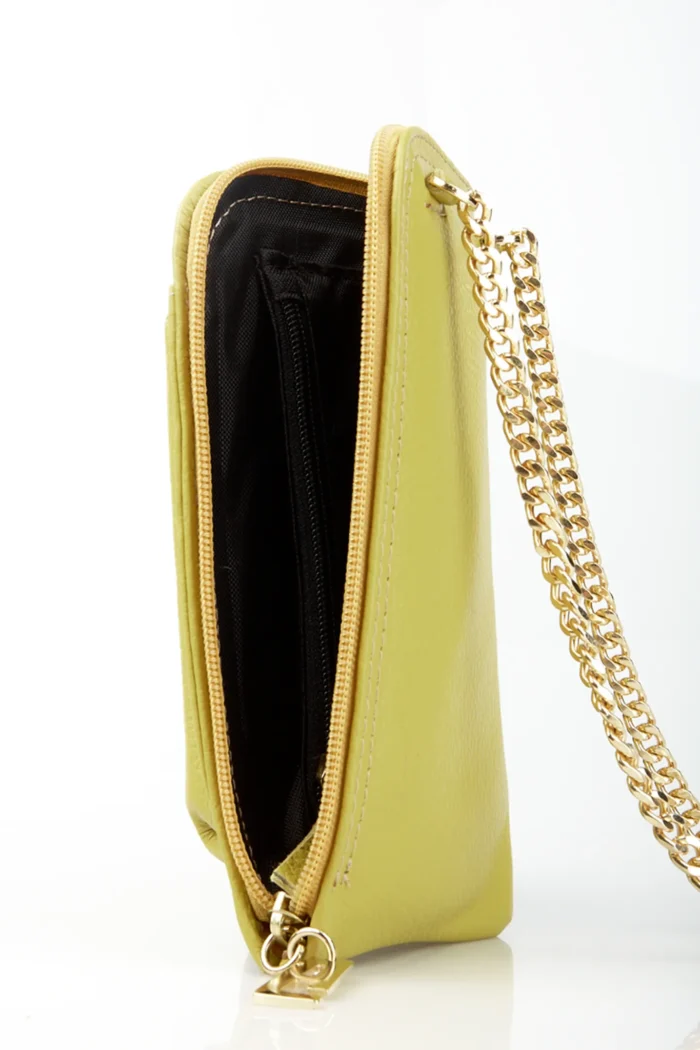 Chain Wallet Phone Bag Lime - Image 3