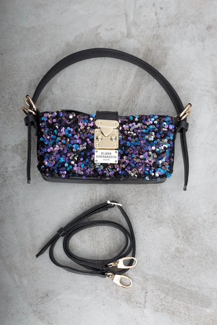 Radiant Square Baguette Iridescent Blue - Image 3