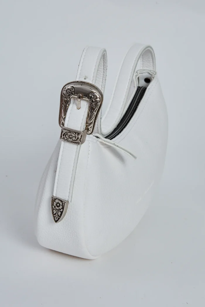 Belt Up Baguette Bag Λευκό - Image 2