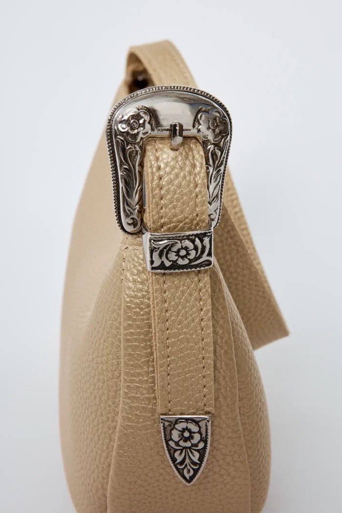 Belt Up Baguette Bag Χρυσο - Image 3