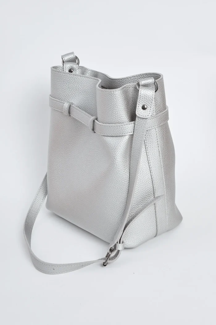 Belt Up Pouch Large Silver - Image 2