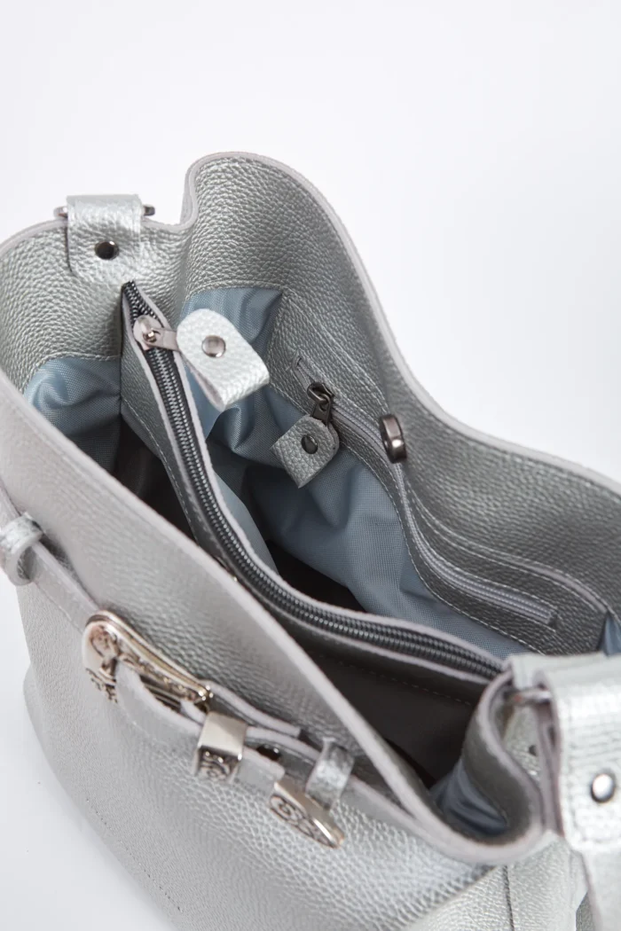 Belt Up Pouch Small Silver - Image 4