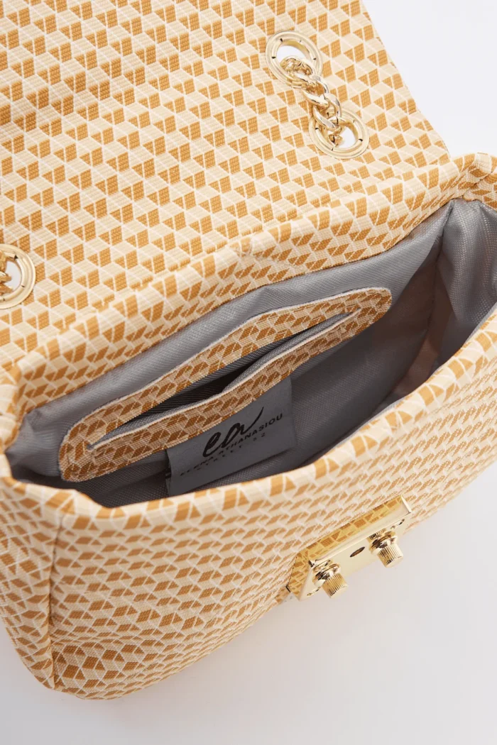 Cube Mini Τσάντα Εξοδου Κιτρινο - Image 3