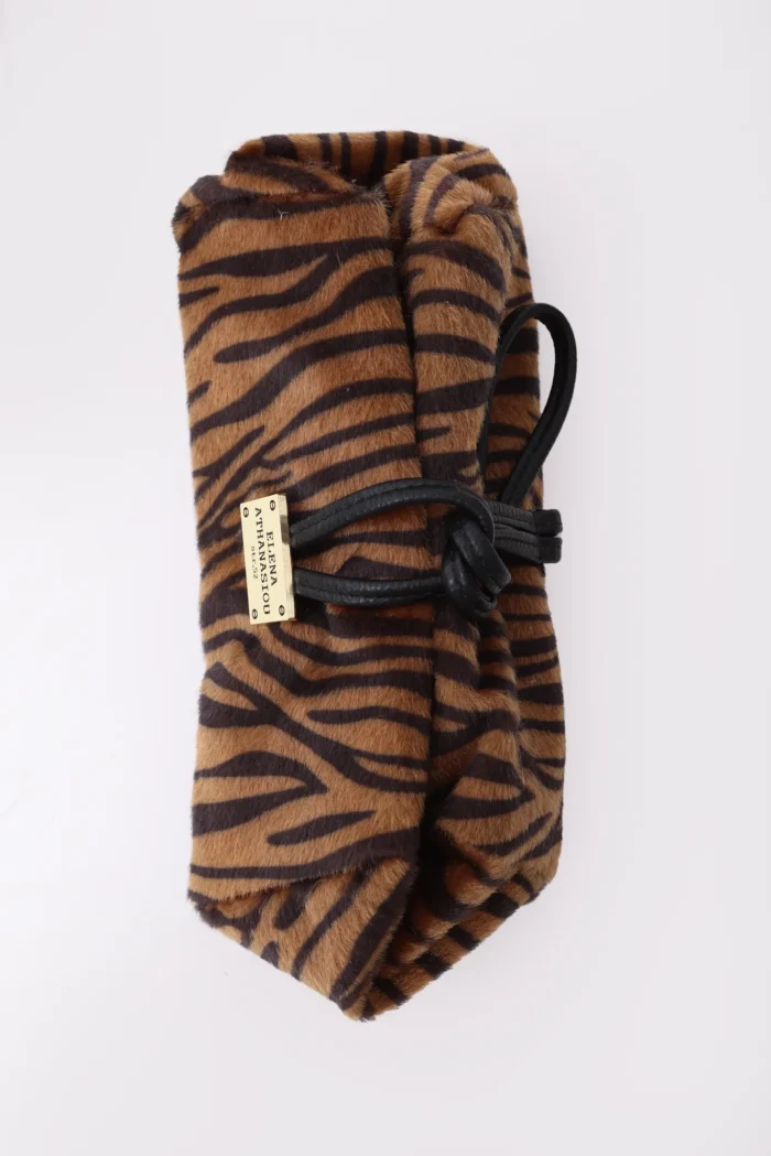 Lunchbag Animal Print Τσάντα Εξοδου Animal Print Καφε - Image 3