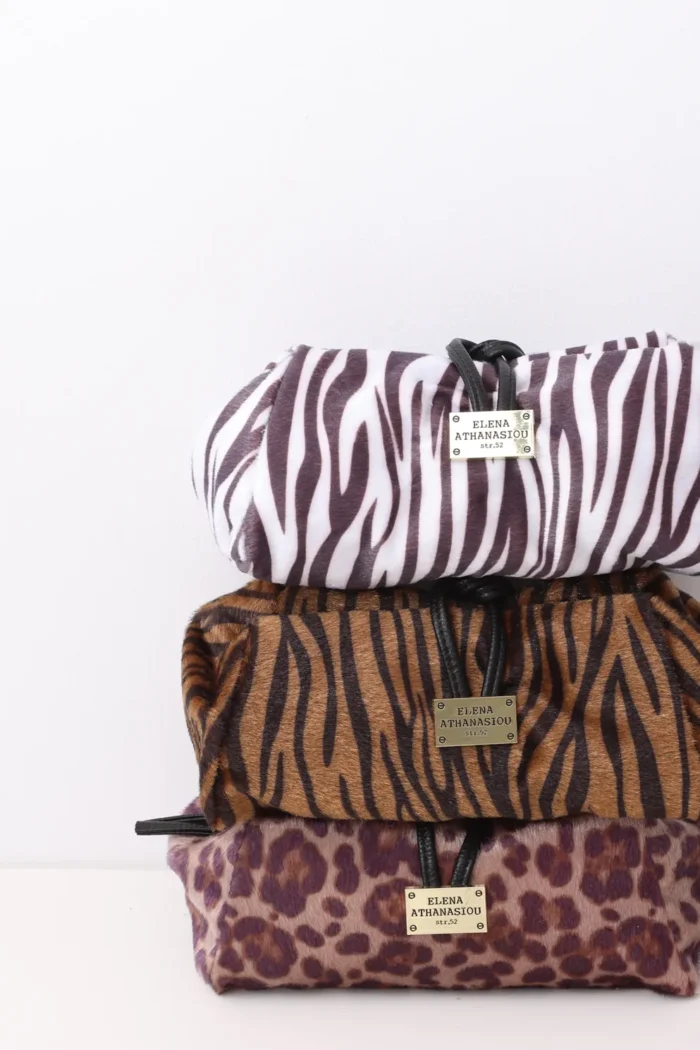Lunchbag Animal Print Τσάντα Εξοδου Animal Print Λευκο - Image 3