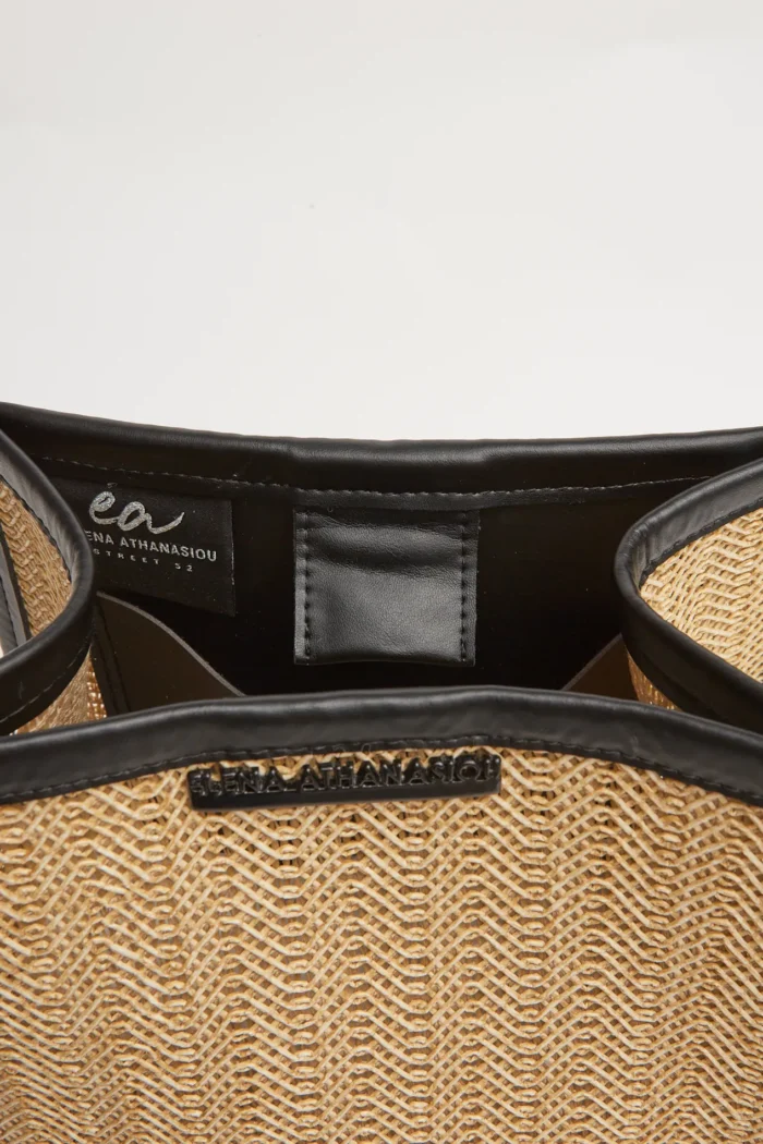 Natural Straw tote & shopper bag Μπεζ - Image 8