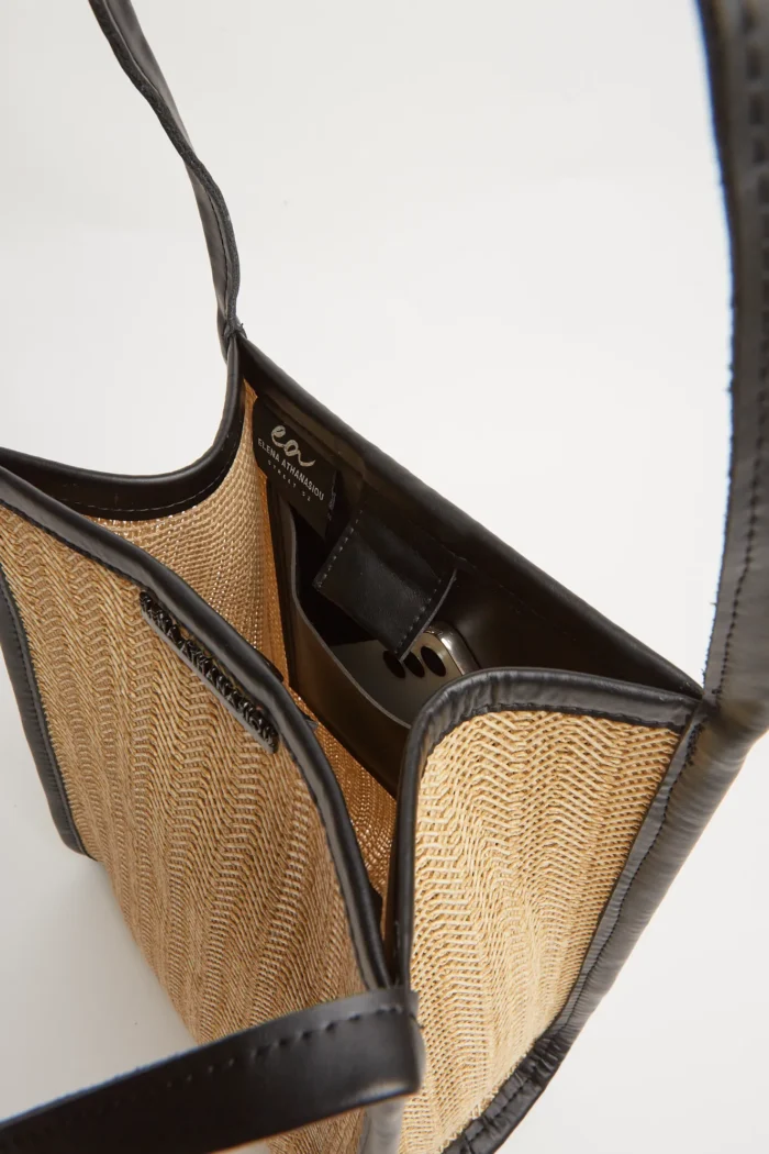 Natural Straw tote & shopper bag Μπεζ - Image 6