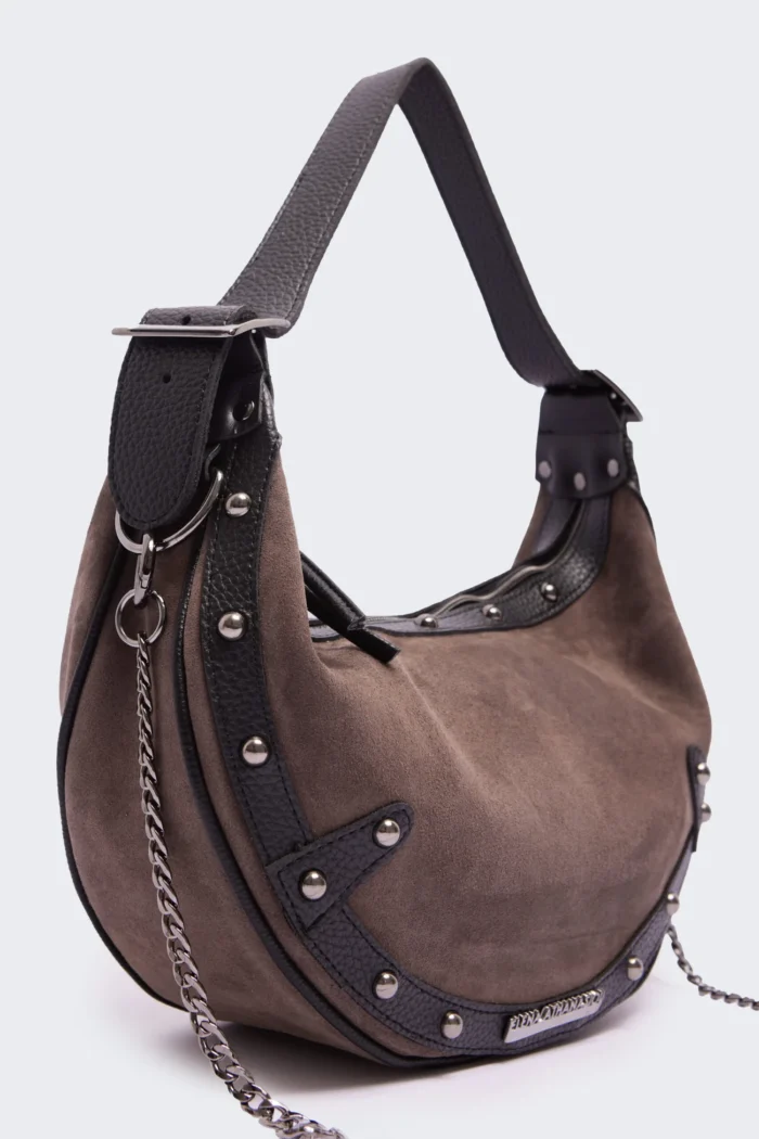 Hype  Suede Baguette bag  Cacao - Image 3