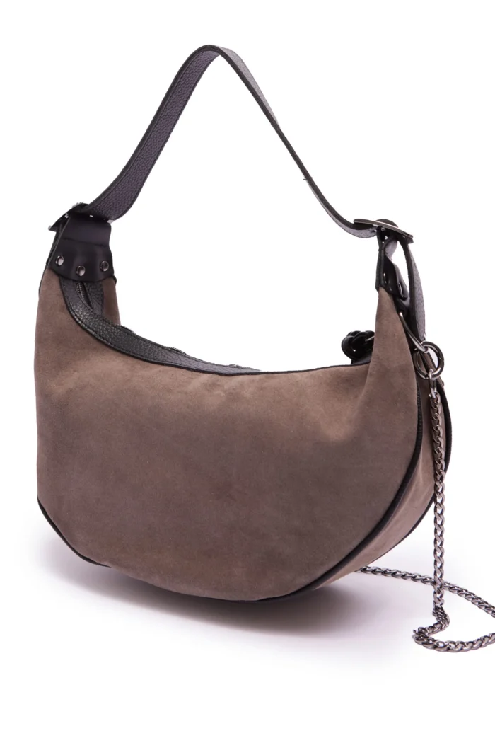 Hype  Suede Baguette bag  Cacao - Image 6