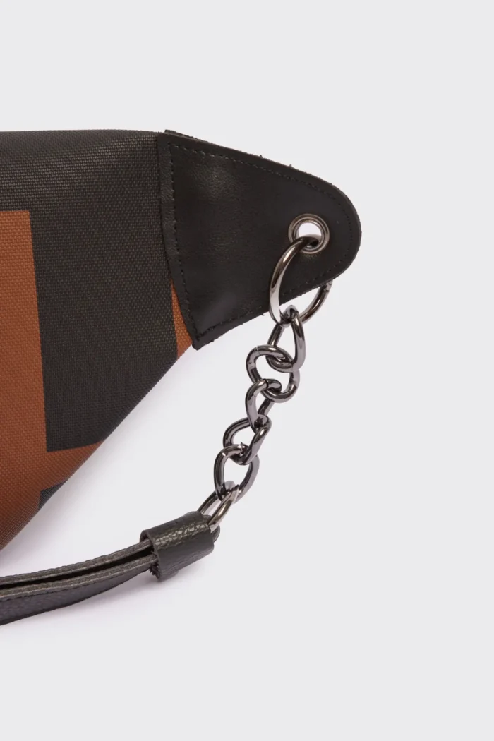 Body Bag Large Ea Logo  τσαντα Χιαστί Καφέ large - Image 5