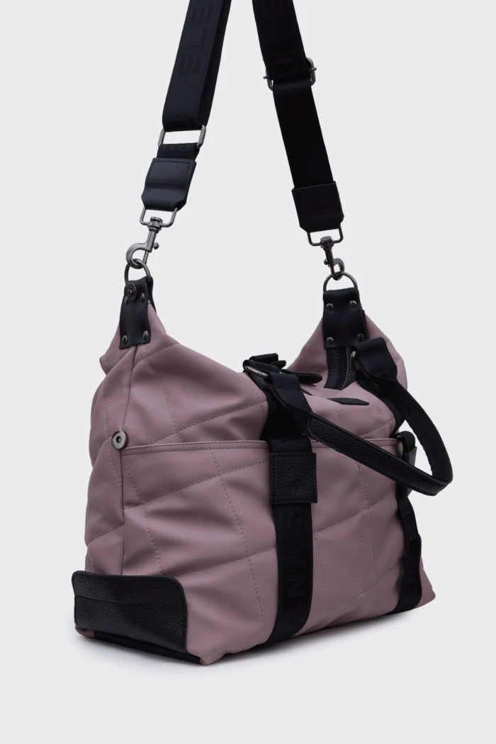 Weekend Nylon Τσάντα Χειρος Ροζ Xl - Image 4