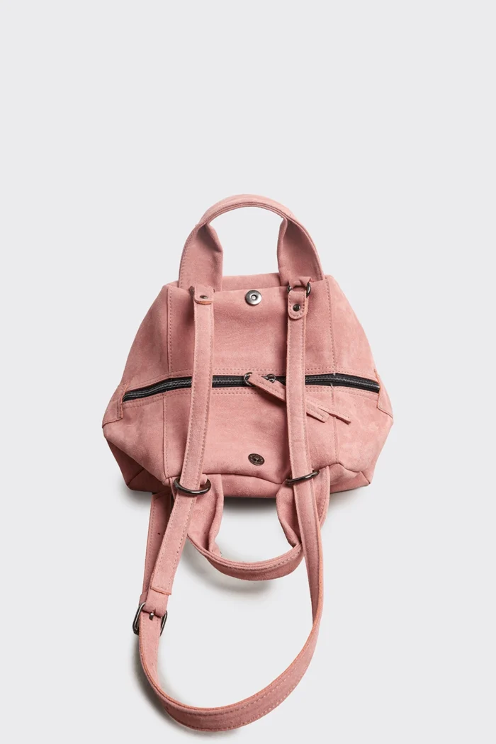 Bubble Bag Suede Τσάντα Χειρος Ροζ Small - Image 7