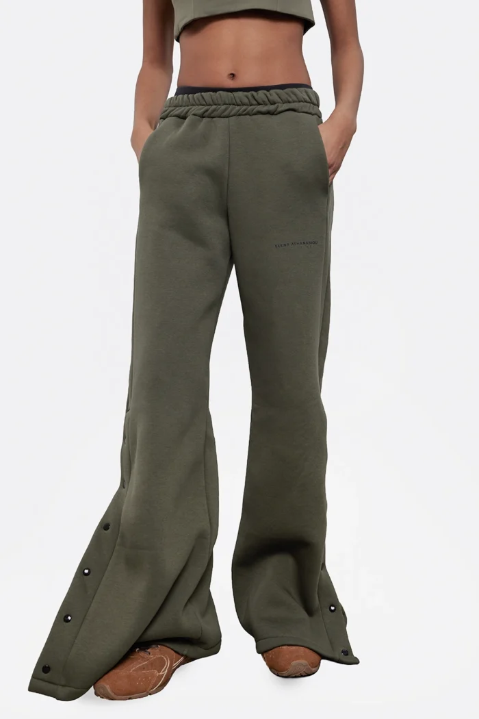 Essential Flared Pants Apparel Χακι - Image 2