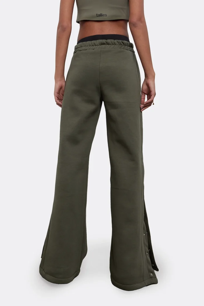 Essential Flared Pants Apparel Χακι - Image 3