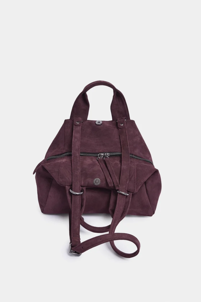 Bubble Bag Suede Τσάντα Χειρος Μπορντω Small - Image 6