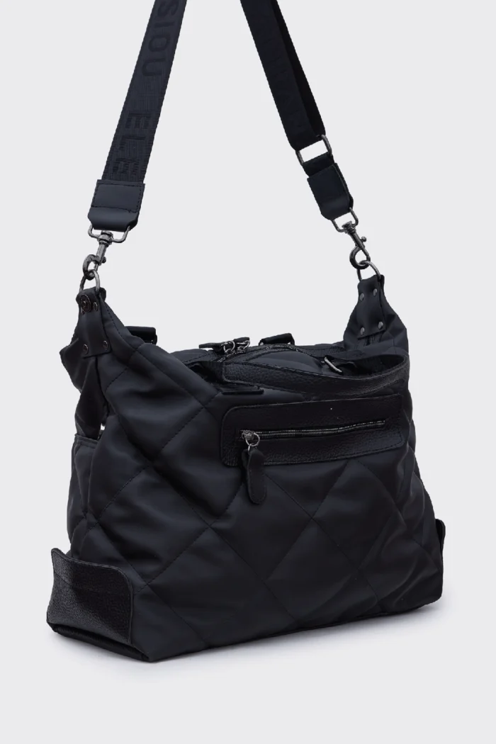 Weekend Nylon Τσάντα Χειρος Μαύρη Small - Image 7