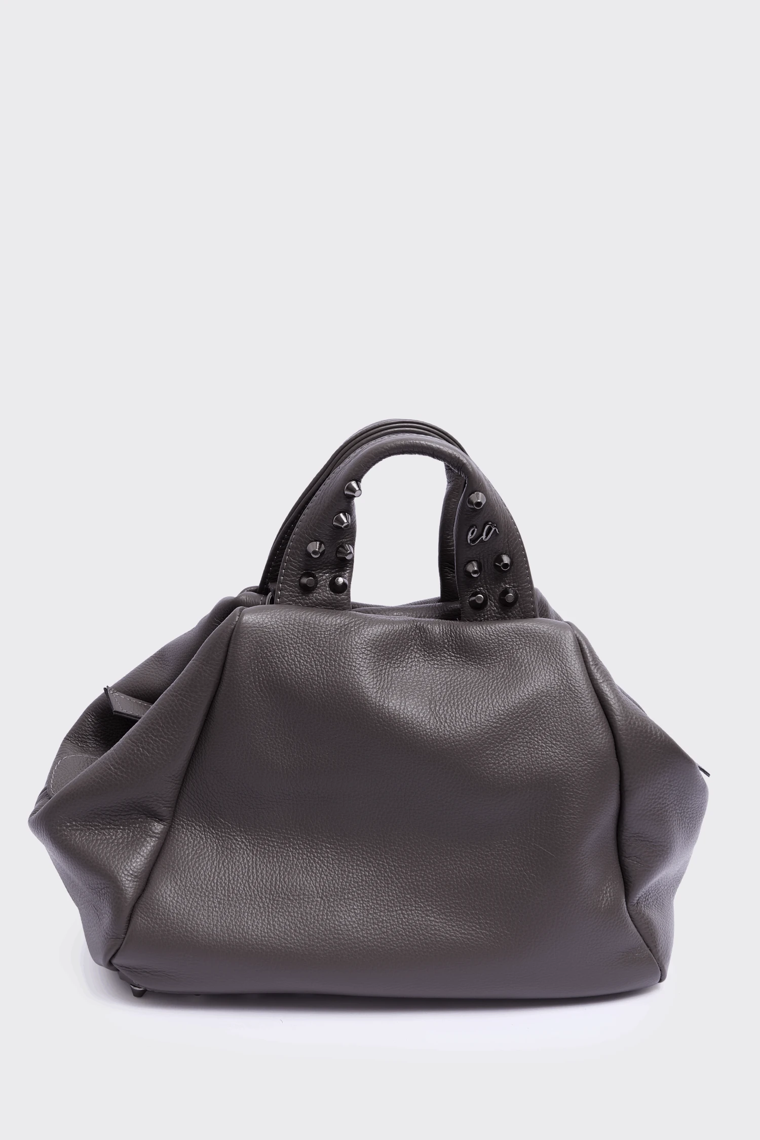 bubble-dermatines-black-23-7-scaled-1.webp Bubble Bag Τσάντα Χειρος Γκρι LARGE - Image 1