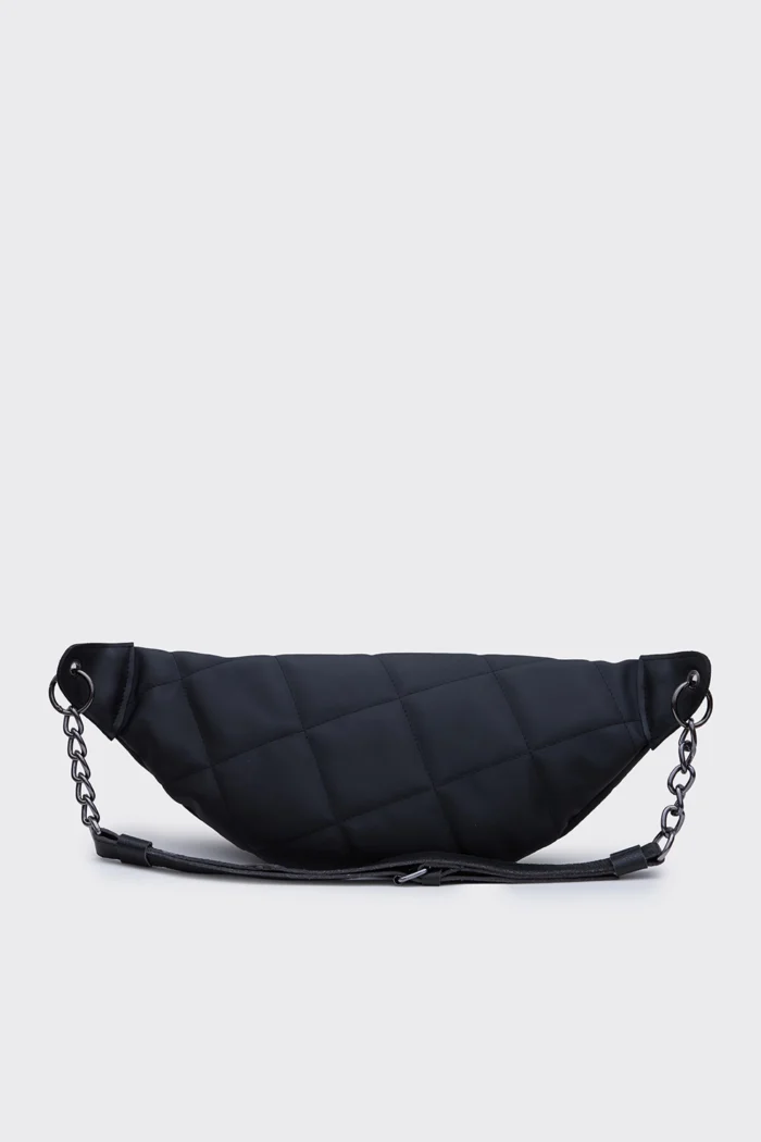 Body Bag Nylon Τσάντα Χιαστι Μαυρη - Image 2