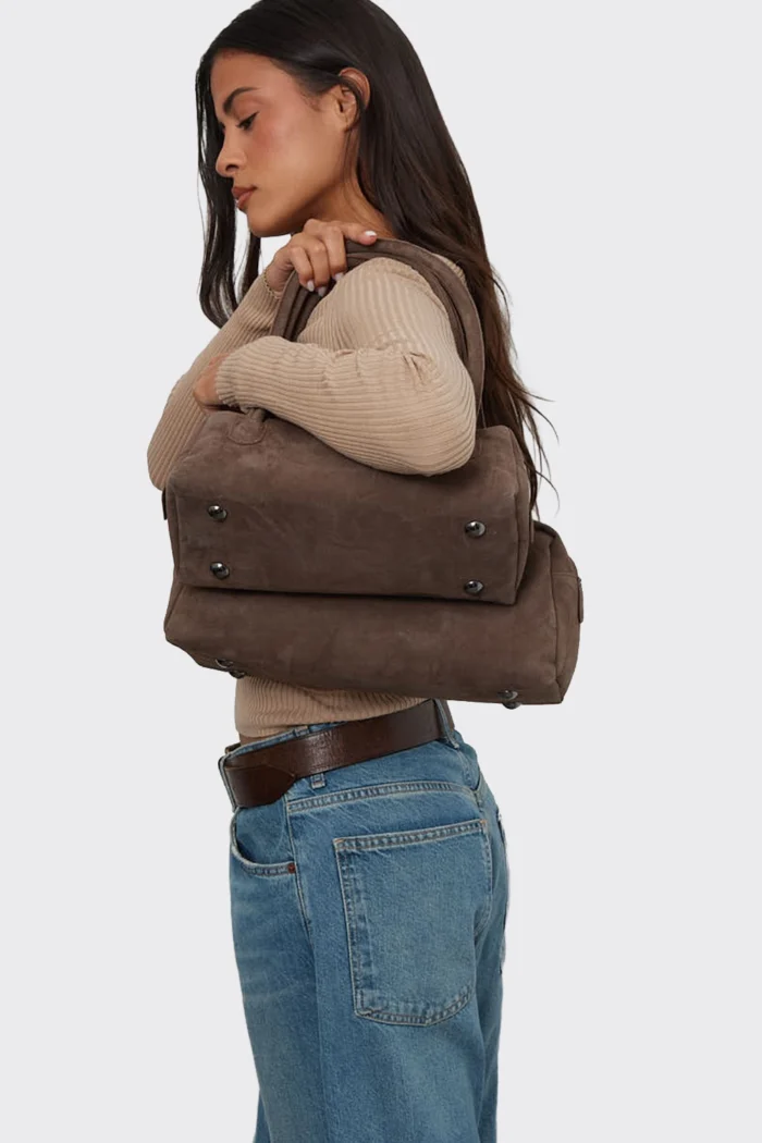 Silhouette Planet Τσαντα Ώμου Κακαο Large - Image 3