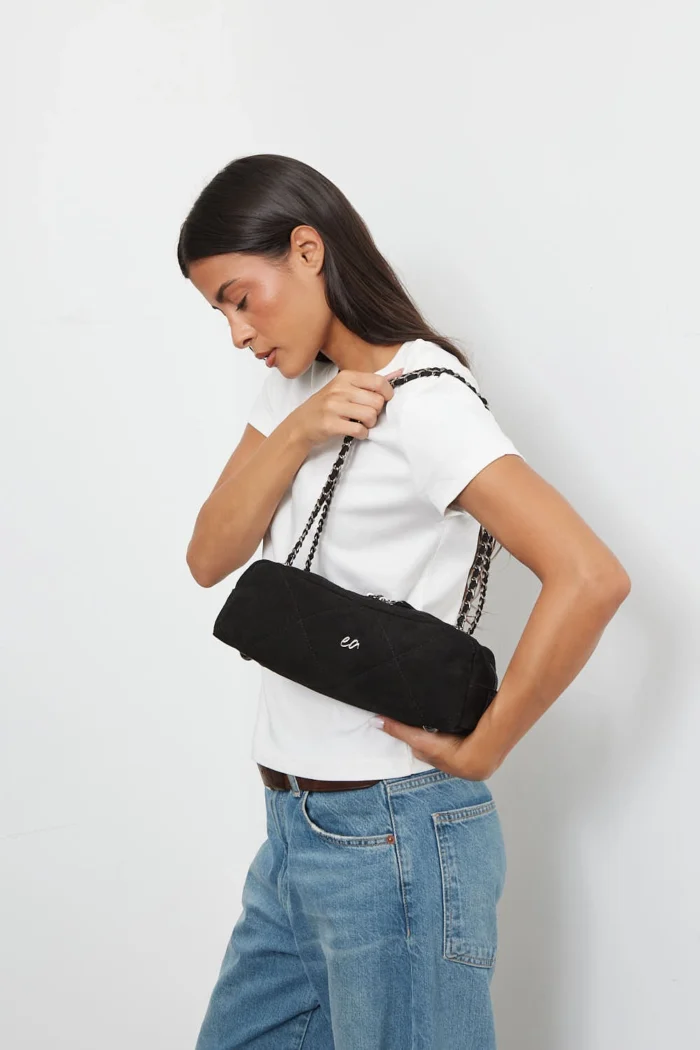 Silhouette Chain Τσάντα Ώμου Μαυρη Small - Image 2