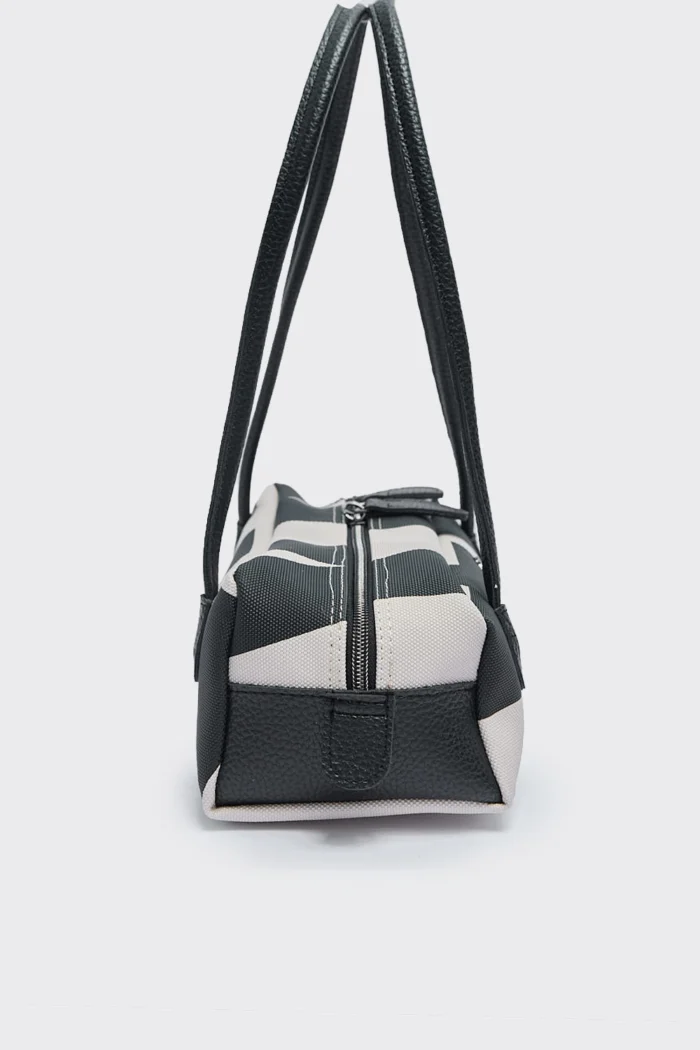 Silhouette Vegan Ea Logo Τσάντα Ώμου Μπεζ Small - Image 3