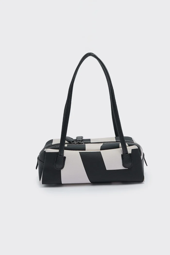 Silhouette Vegan Ea Logo Τσάντα Ώμου Μπεζ Small - Image 2