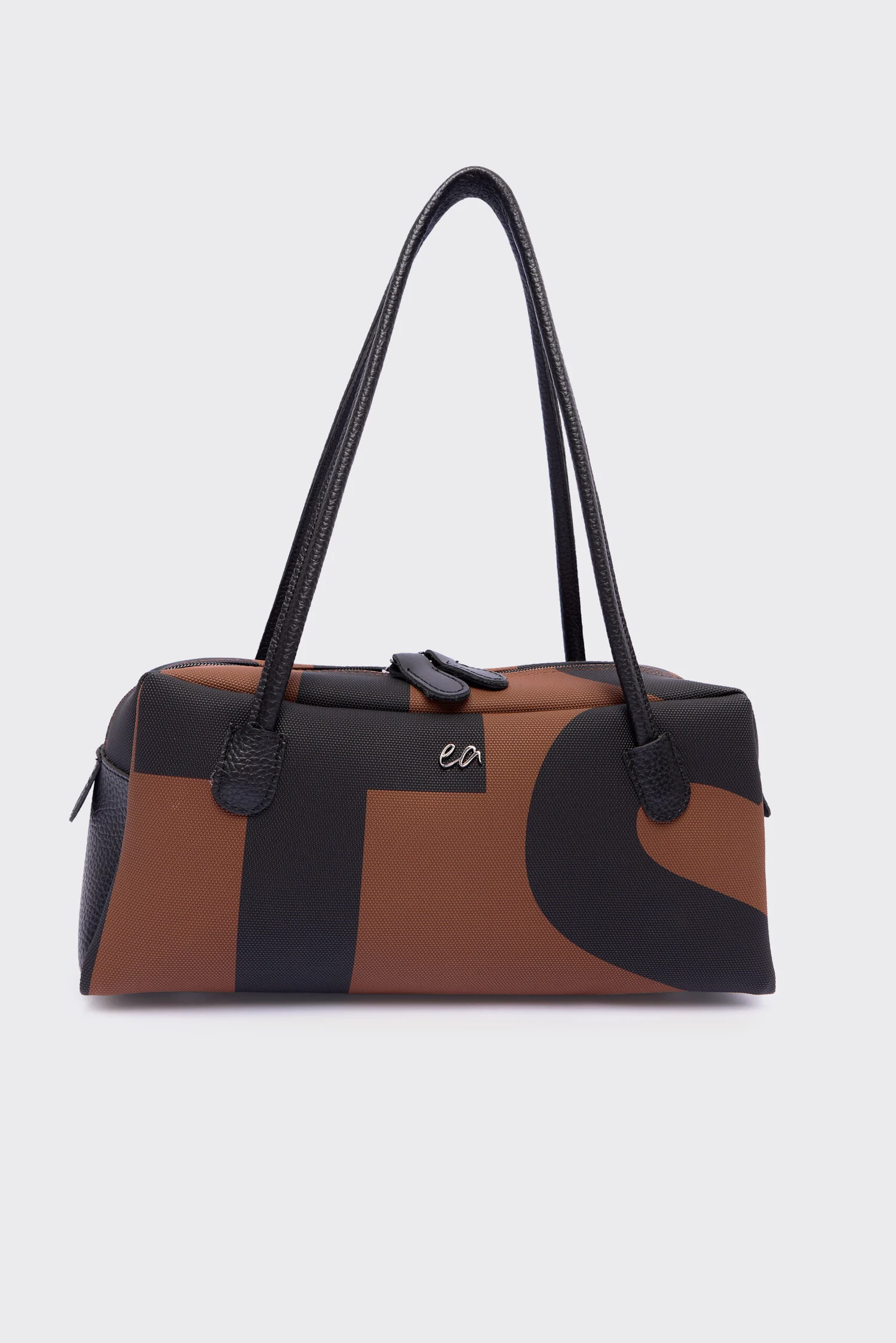 silhouette-shoulder-bags-26-241-scaled-1.webp Silhouette Vegan Ea Logo Τσάντα Ώμου Καφέ Large - Image 1