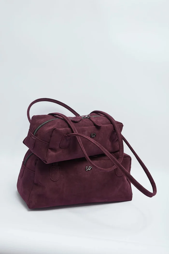 Silhouette Planet Τσαντα Ώμου Μπορντω Small - Image 5