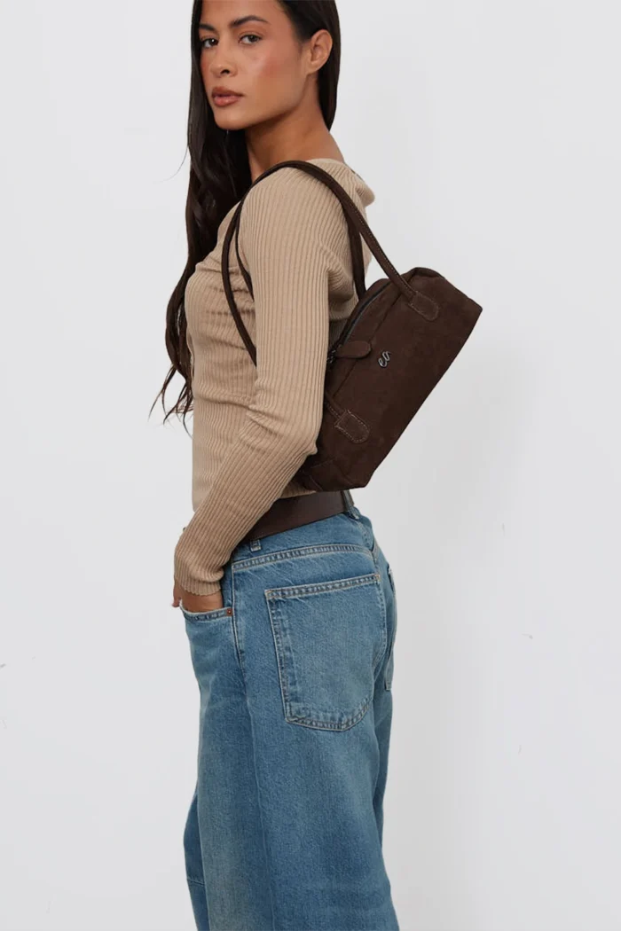 Silhouette Planet Τσαντα Ώμου Καφε Small - Image 2